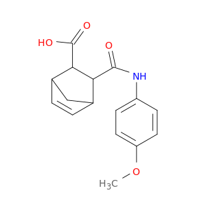 3-[(4-methoxyphenyl)carbamoyl]bicyclo[2.2.1]hept-5-ene-2-carboxylic acid