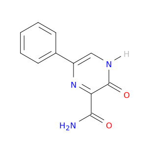 Pyrazinecarboxamide, 3,4-dihydro-3-oxo-6-phenyl-