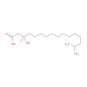 Hexadecanoic acid, 3-hydroxy-15-methyl-, (3R)-