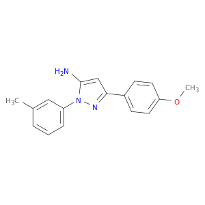 3-(4-Methoxyphenyl)-1-(3-methylphenyl)-1H-pyrazol-5-amine