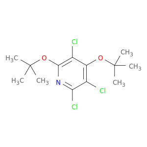 Pyridine, 2,3,5-trichloro-4,6-bis(1,1-dimethylethoxy)-