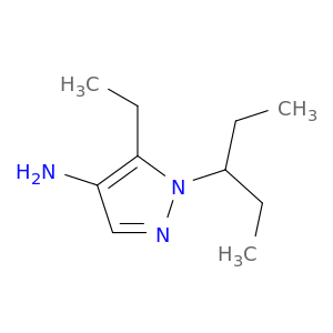 5-ethyl-1-(pentan-3-yl)-1H-pyrazol-4-amine