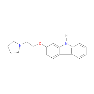 9H-Carbazole, 2-[2-(1-pyrrolidinyl)ethoxy]-