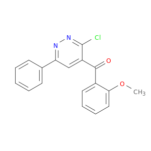 Methanone, (3-chloro-6-phenyl-4-pyridazinyl)(2-methoxyphenyl)-