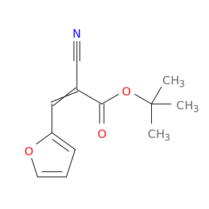 2-Propenoic acid,2-cyano-3-(2-furanyl)-, 1,1-dimethylethyl ester