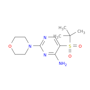 5-(叔丁基磺酰基)-2-吗啉嘧啶-2-胺