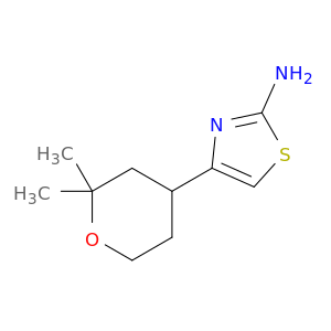 2-Thiazolamine, 4-(tetrahydro-2,2-dimethyl-2H-pyran-4-yl)-