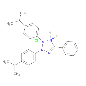 2H-Tetrazolium, 2,3-bis[4-(1-methylethyl)phenyl]-5-phenyl-, chloride