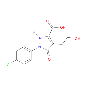 1-(4-Chlorophenyl)-4-(2-hydroxyethyl)-5-oxo-2,5-dihydro-1H-pyrazole-3-carboxylic Acid