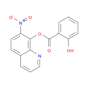 Benzoic acid,2-hydroxy-, 7-nitro-8-quinolinyl ester