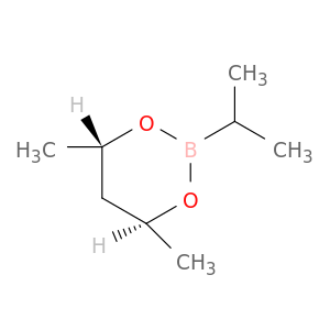 1,3,2-Dioxaborinane, 4,6-dimethyl-2-(1-methylethyl)-, trans-