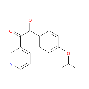 1,2-Ethanedione, 1-[4-(difluoromethoxy)phenyl]-2-(3-pyridinyl)-