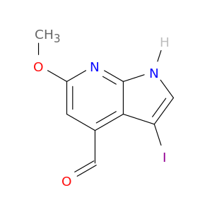 3-Iodo-6-methoxy-1H-pyrrolo[2,3-b]pyridine-4-carbaldehyde
