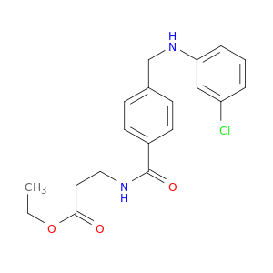 Ethyl 3-(4-(((3-chlorophenyl)amino)methyl)benzamido)propanoate