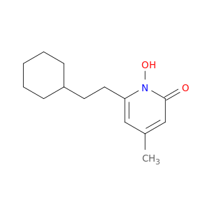 2(1H)-Pyridinone, 6-(2-cyclohexylethyl)-1-hydroxy-4-methyl-
