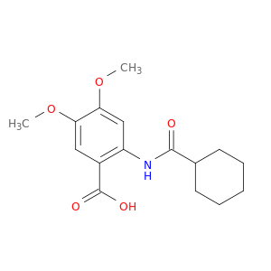 2-Cyclohexaneamido-4,5-dimethoxybenzoic acid