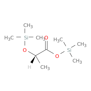 Propanoic acid, 2-[(trimethylsilyl)oxy]-, trimethylsilyl ester, (S)-