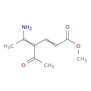 2,4-Hexadienoic acid, 4-acetyl-5-amino-, methyl ester