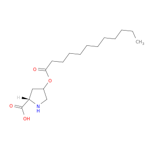 L-Proline, 4-[(1-oxododecyl)oxy]-