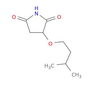 2,5-Pyrrolidinedione, 3-(3-methylbutoxy)-