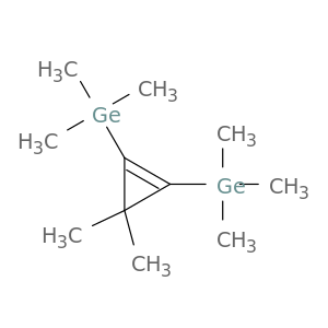 Germane, (3,3-dimethyl-1-cyclopropene-1,2-diyl)bis[trimethyl-