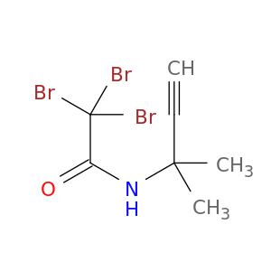 Acetamide, 2,2,2-tribromo-N-(1,1-dimethyl-2-propynyl)-