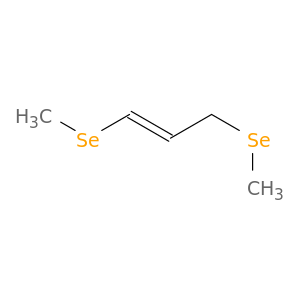 1-Propene, 1,3-bis(methylseleno)-, (E)-
