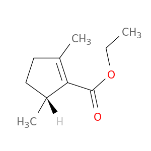 1-Cyclopentene-1-carboxylic acid, 2,5-dimethyl-, ethyl ester, (R)-
