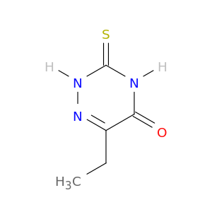 1,2,4-Triazin-5(2H)-one, 6-ethyl-3,4-dihydro-3-thioxo-
