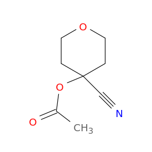 2H-Pyran-4-carbonitrile, 4-(acetyloxy)tetrahydro-