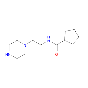 N-[2-(Piperazin-1-yl)ethyl]cyclopentanecarboxamide