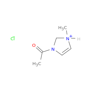 1H-Imidazolium, 1-acetyl-3-methyl-, chloride