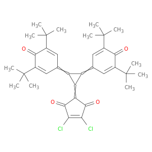 2-[bis(3,5-di-tert-butyl-4-oxocyclohexa-2,5-dien-1-ylidene)cyclopropylidene]-4,5-dichlorocyclopent-4-ene-1,3-dione