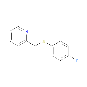 Pyridine, 2-[[(4-fluorophenyl)thio]methyl]-
