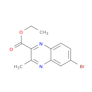 2-Quinoxalinecarboxylic acid, 6-bromo-3-methyl-, ethyl ester