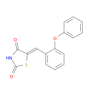2,4-Thiazolidinedione, 5-[(2-phenoxyphenyl)methylene]-, (5Z)-