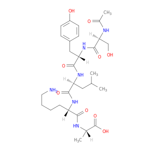 L-Alanine, N-acetyl-L-seryl-L-tyrosyl-L-leucyl-L-lysyl-