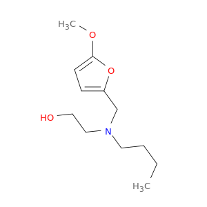 Ethanol, 2-[butyl[(5-methoxy-2-furanyl)methyl]amino]-