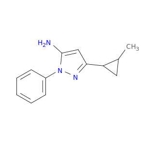 3-(2-Methylcyclopropyl)-1-phenyl-1H-pyrazol-5-amine