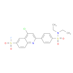 6-Quinolinesulfonylfluoride, 4-chloro-2-[4-[(diethylamino)sulfonyl]phenyl]-