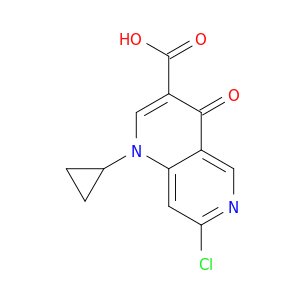 1,6-Naphthyridine-3-carboxylicacid, 7-chloro-1-cyclopropyl-1,4-dihydro-4-oxo-