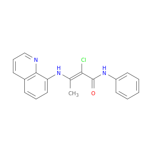 2-Butenamide, 2-chloro-N-phenyl-3-(8-quinolinylamino)-, (Z)-