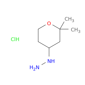(2,2-二甲基噁烷-4-基)肼盐酸