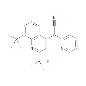 α-2-吡啶基-2,8-双(三氟甲基)-4-喹啉乙二腈