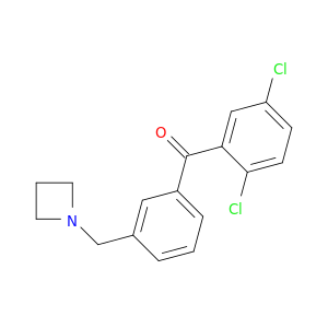 3'-AZETIDIN-1-YLMETHYL-2,5-DICHLOROBENZOPHENONE