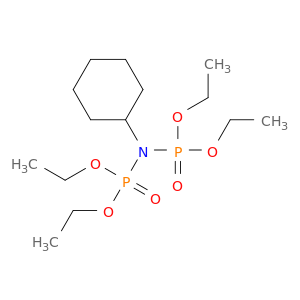 Imidodiphosphoric acid, cyclohexyl-, tetraethyl ester