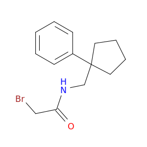 Acetamide, 2-bromo-N-[(1-phenylcyclopentyl)methyl]-