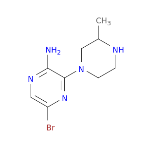 2-Pyrazinamine,5-bromo-3-(3-methyl-1-piperazinyl)-