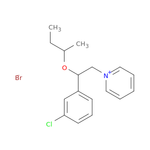 1-[2-(butan-2-yloxy)-2-(3-chlorophenyl)ethyl]pyridinium bromide