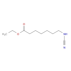 Heptanoic acid, 7-(cyanoamino)-, ethyl ester
